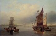 unknow artist Seascape, boats, ships and warships. 134 oil on canvas